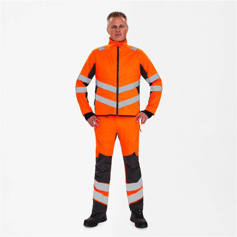 F.Engel Blouson de travail Safety avec tissu extensible dans 2 sens-1544-314