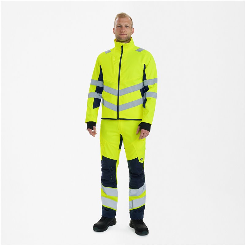 F.Engel Blouson de travail Safety avec tissu extensible dans 2 sens-1544-314