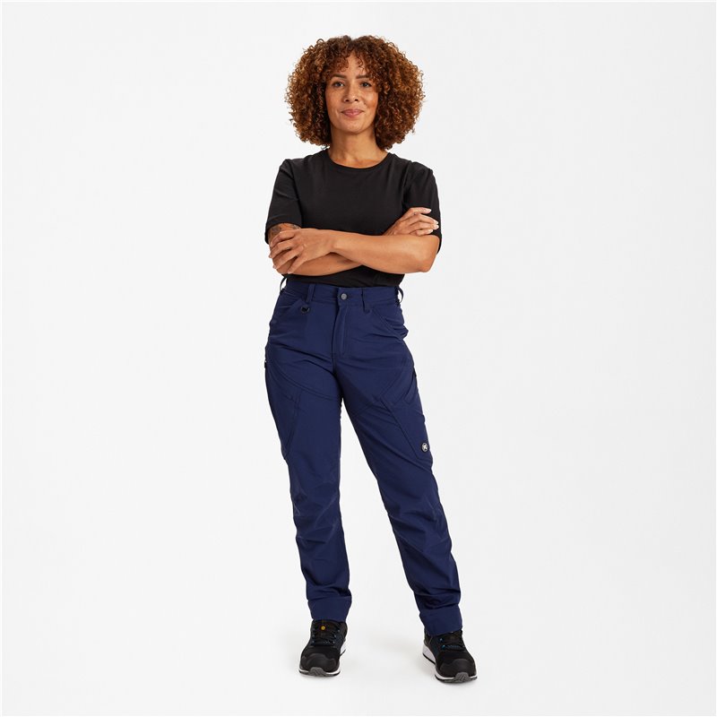 F.Engel Pantalon de service X-treme avec tissu extensible dans 4 sens pour femmes-2362-317