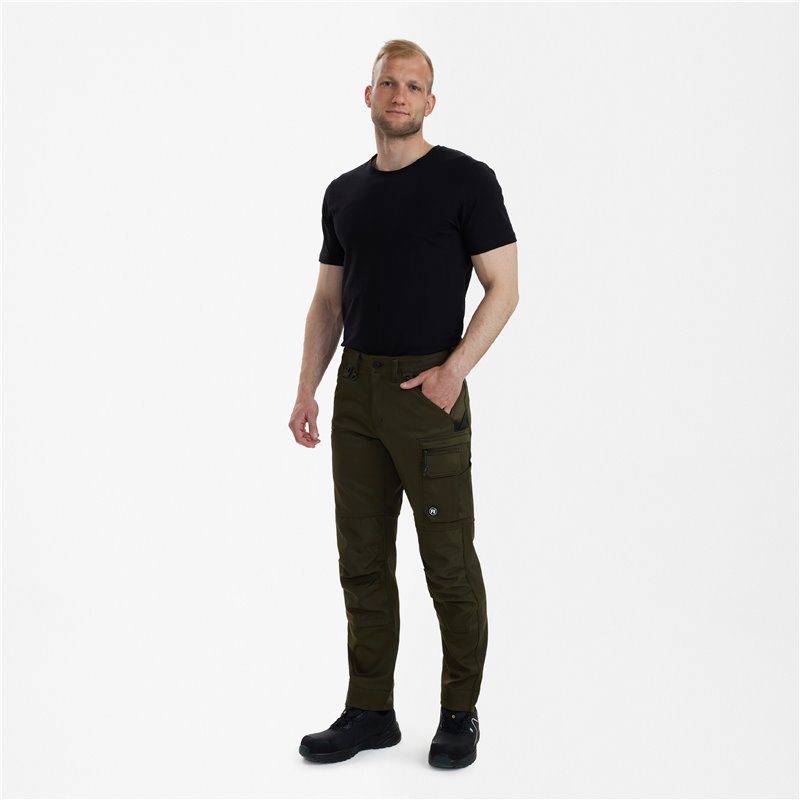F.Engel Pantalon de travail X-treme avec tissu extensible dans 2 sens-2363-314