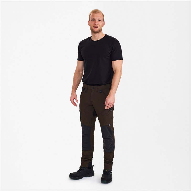 F.Engel Pantalon de travail X-treme avec tissu extensible dans 4 sens-2366-317