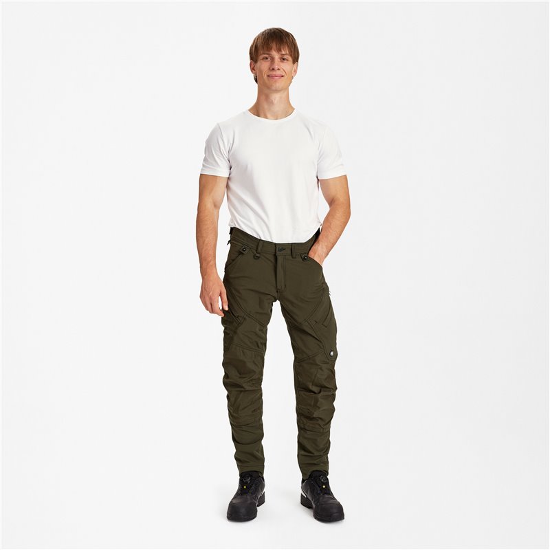 F.Engel Pantalon de travail X-treme avec tissu extensible dans 4 sens-2369-317