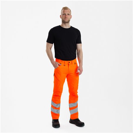 F.Engel Pantalon de travail Safety avec tissu extensible dans 2 sens-2544-314