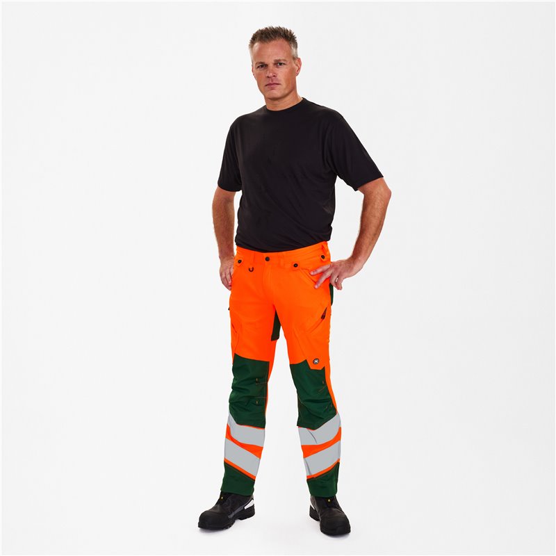 F.Engel Pantalon de travail Safety avec tissu extensible dans 2 sens-2544-314