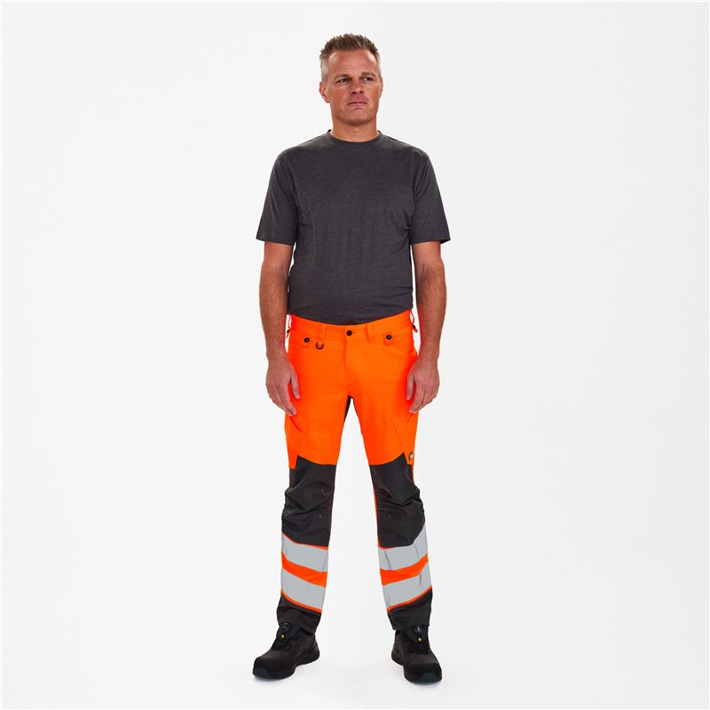 F.Engel Pantalon de travail Safety avec tissu extensible dans 2 sens-2544-314