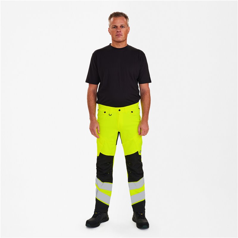 F.Engel Pantalon de travail Safety avec tissu extensible dans 2 sens-2544-314