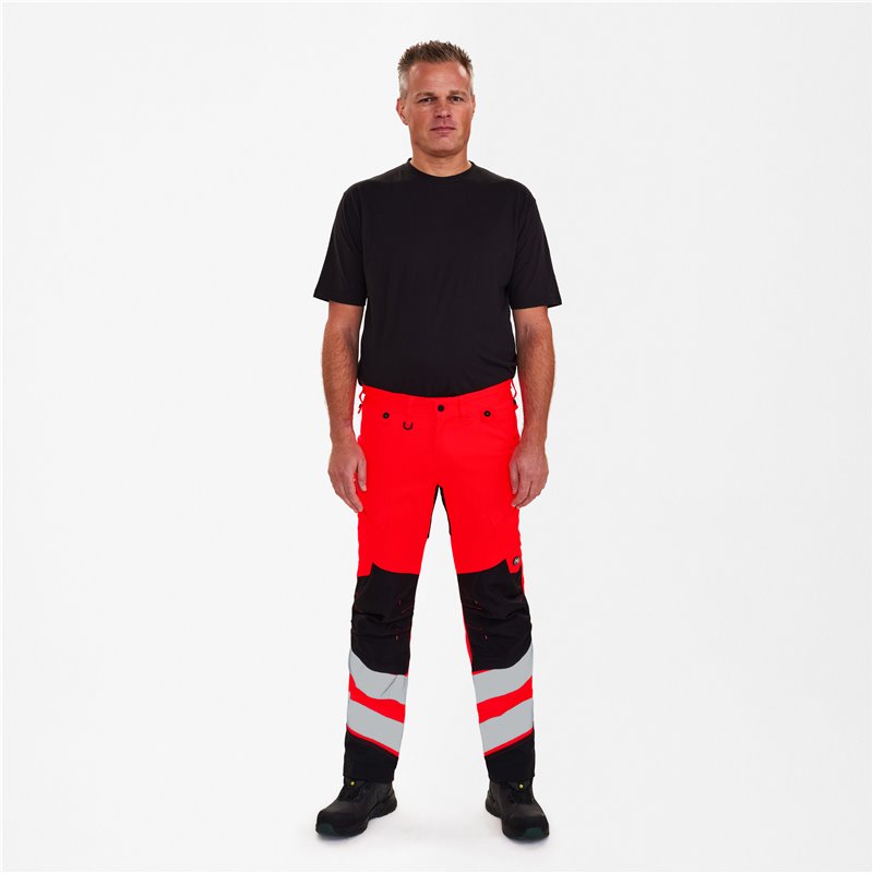 F.Engel Pantalon de travail Safety avec tissu extensible dans 2 sens-2544-314