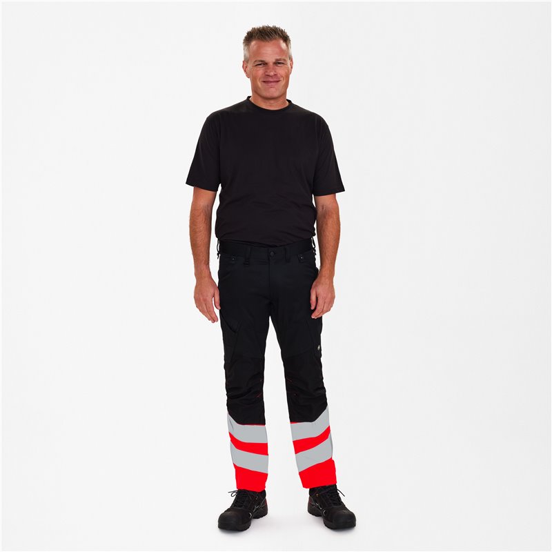 F.Engel Pantalon de travail Safety avec tissu extensible dans 2 sens-2546-314
