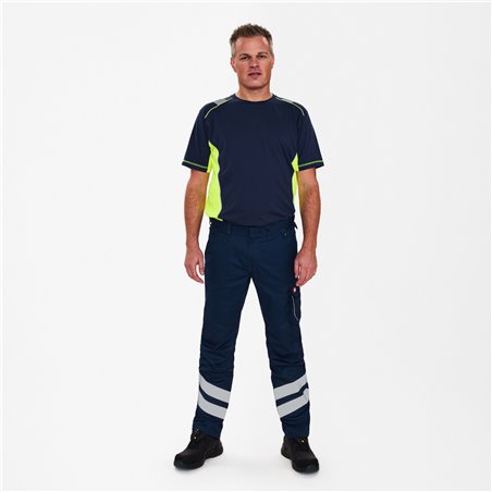 F.Engel Pantalon de service Cargo avec bandes réfléchissantes-2872-217