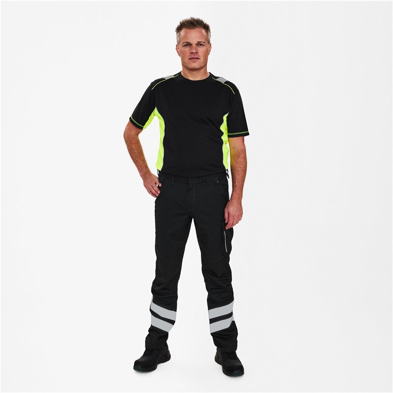 F.Engel Pantalon de service Cargo avec bandes réfléchissantes-2872-217