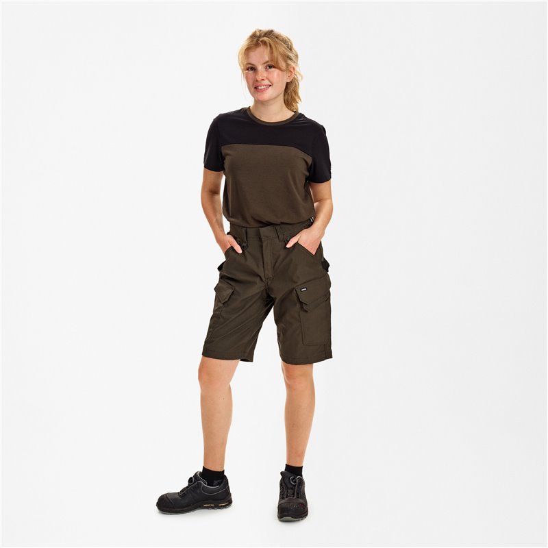 F.Engel Short de travail Entire pour femmes avec tissu extensible dans 2 sens-6333-144
