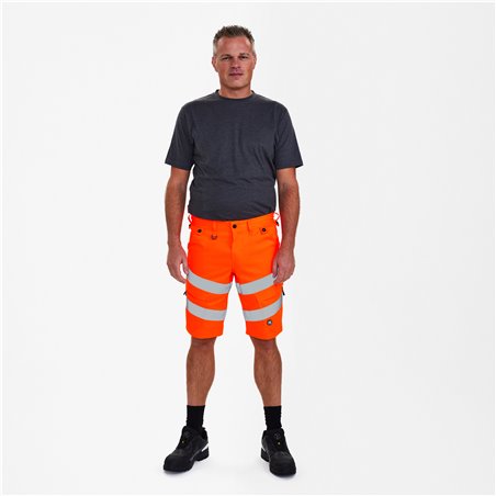 F.Engel Short de travail Safety avec tissu extensible dans 2 sens-6546-314