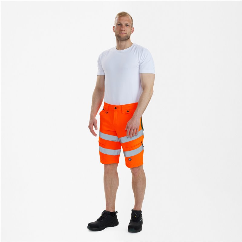 F.Engel Short de travail Safety avec tissu extensible dans 2 sens-6546-314