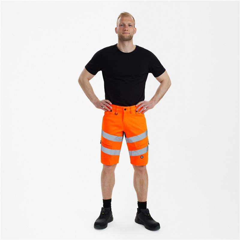 F.Engel Short de travail Safety avec tissu extensible dans 2 sens-6546-314