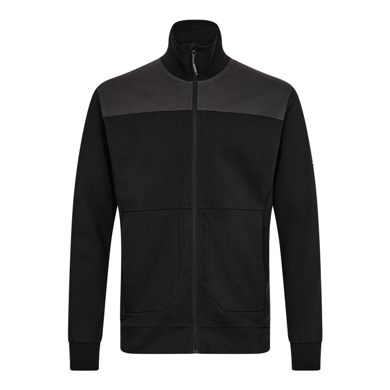 F.Engel Sweat cardigan Entire avec col-8328-247