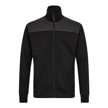 F.Engel Sweat cardigan Entire avec col-8328-247