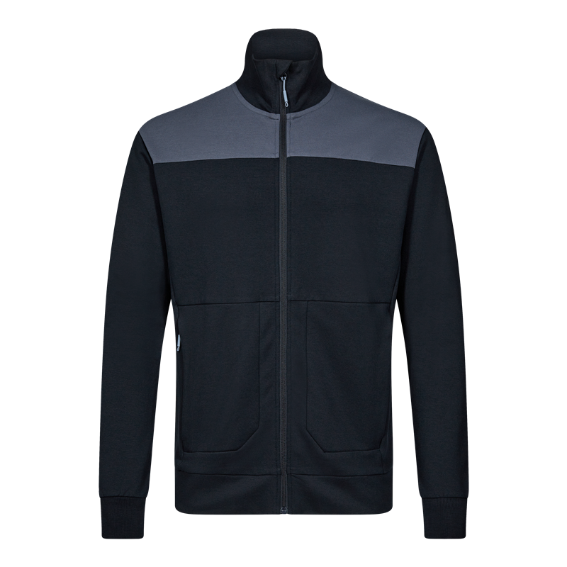 F.Engel Sweat cardigan Entire avec col-8328-247