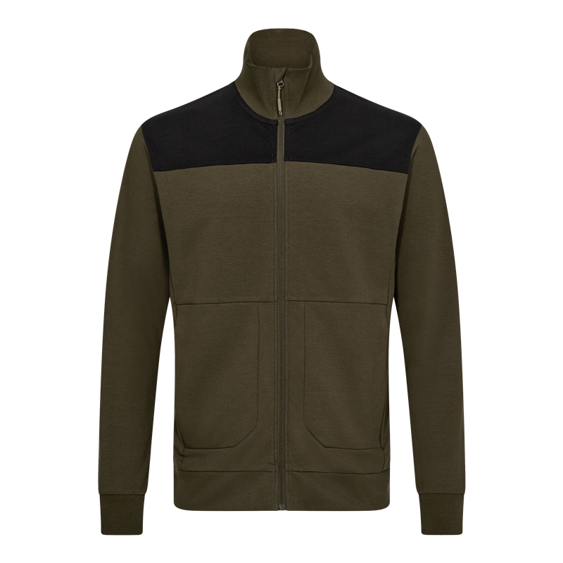 F.Engel Sweat cardigan Entire avec col-8328-247