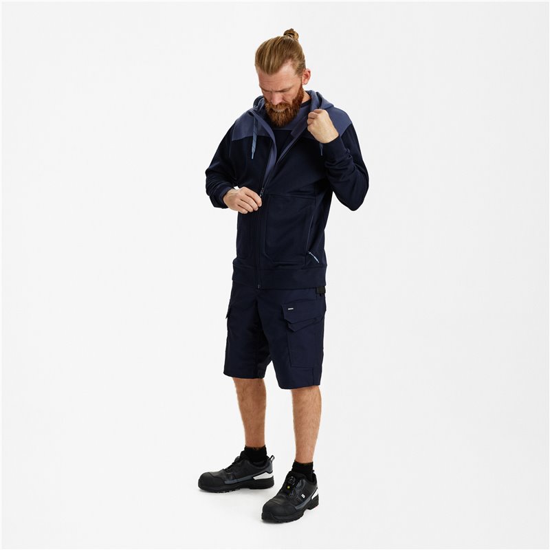 F.Engel Sweat cardigan Entire avec capuche-8329-247