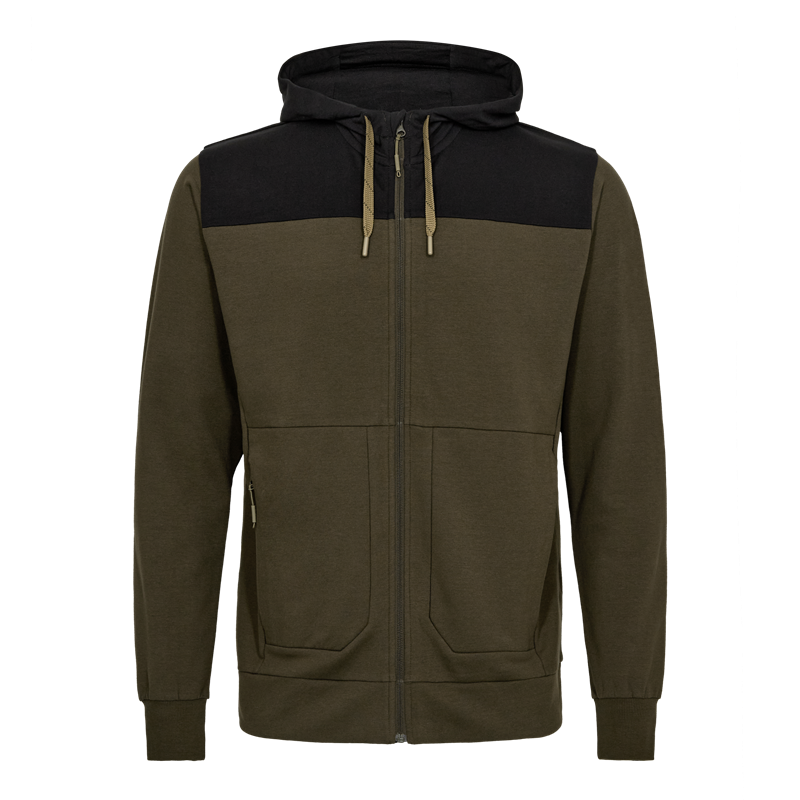 F.Engel Sweat cardigan Entire avec capuche-8329-247